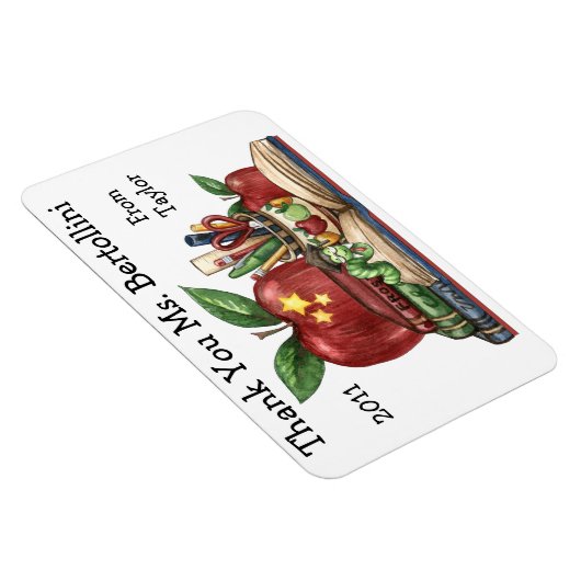 Leraar dank je magneet (Rechterzijde)