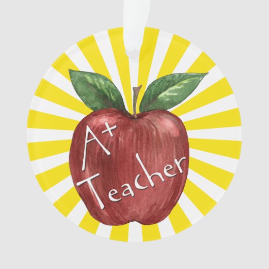 Leraar - Dank u Ornament/Label Ornament (voorkant)