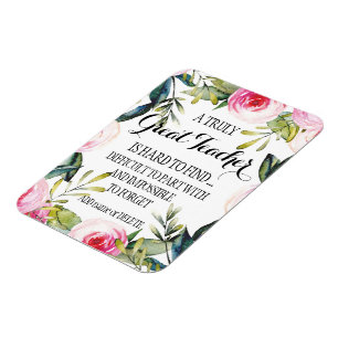 Leraar Dank u scriptgeschenk Magneet