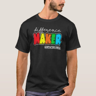 Leraar die verschil maakt - Onderwijsbaan T-shirt