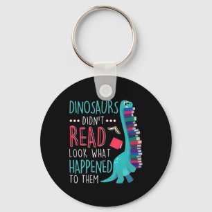 Leraar Dino's Las Niet Kijk Wat Er Gebeurde Boek Sleutelhanger
