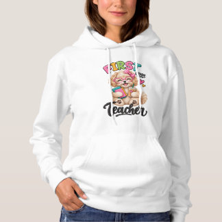 Leraar Eerste Klas | Schattige Maltipoo Hoodie