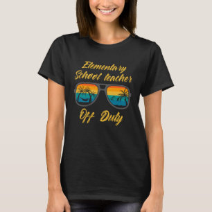 leraar elementaire schoolklas in dienst t-shirt