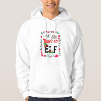 Leraar Elf Matching Family Group Kerstfeesta Hoodie