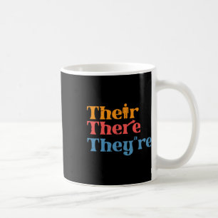 Leraar Engels Their There Theyre Grappige Grammati Koffiemok