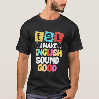 Leraar Engels Tweede Taal Meertalig O T-shirt