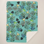 leraar Franse Horn Marching Band Sherpa Deken (Voorkant)