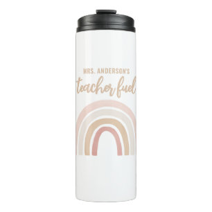 Leraar Fuel Boho Rainbow Teacher Appreciation Thermosbeker