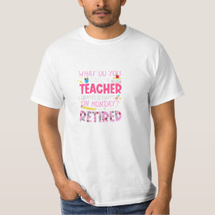 leraar fulltime oma lesgeven t-shirt