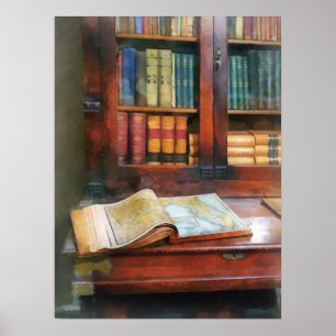 Leraar - Geografisch Boek Poster