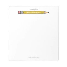 Leraar Gepersonaliseerd Notitieblok met Nr. 2 Potl