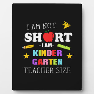 Leraar Gift I Am Kindergarten Leraar Fotoplaat