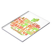 Leraar Gift Keepomwille Apple Quote Hartelijk dank Notitieboek (Linkerzijde)