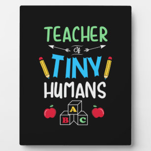 Leraar Gift Teacher Tiny Humans Fotoplaat