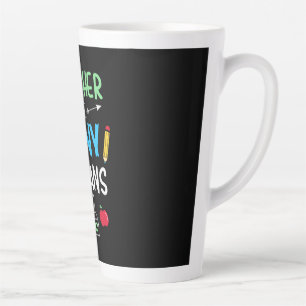 Leraar Gift Teacher Tiny Humans Latte Mok