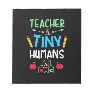 Leraar Gift Teacher Tiny Humans Notitieblok
