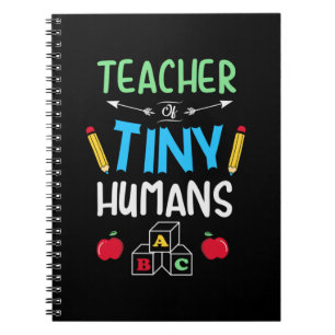 Leraar Gift Teacher Tiny Humans Notitieboek