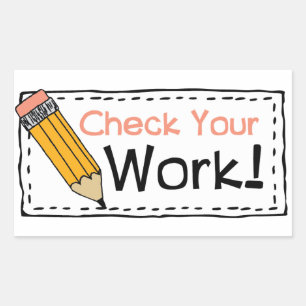 Leraar Grading Papers Student Art Leraar Art Gra Rechthoekige Sticker