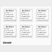 Leraar Grading Papers Student Art Leraar Art Gra Vierkante Sticker (Vel)