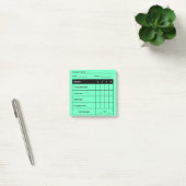 Leraar Grading Rubric Classwork Groene Post Het Post-it® Notes (Kantoor)