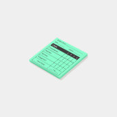 Leraar Grading Rubric Classwork Groene Post Het Post-it® Notes (Schuin)