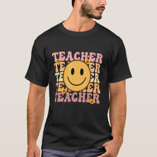 Leraar Groovy Retro Hippie 4 T-shirt