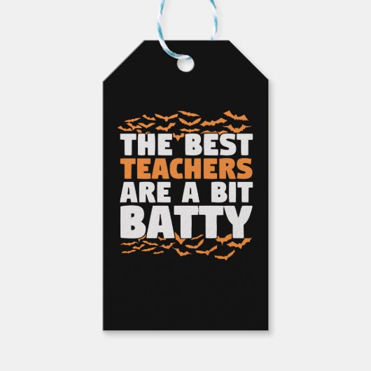 Leraar Halloween Cadeaulabel (Voorkant)