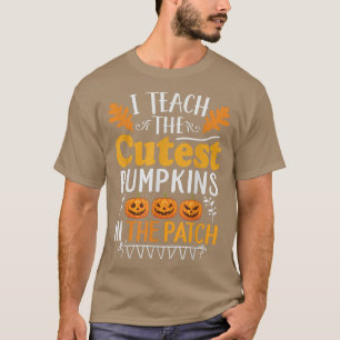 Leraar Halloween leraar Kindergarten Cutest Pump T-shirt