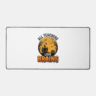Leraar Halloween Liefde Hersenen Vintage Ontwerp_1 Bureaumat