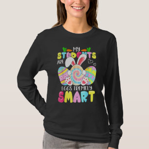 Leraar Happy Paasdag Mijn studenten zijn eieren Tr T-shirt