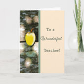 Leraar Hartelijk dank op Afstuderen Bedankkaart (Voorkant)