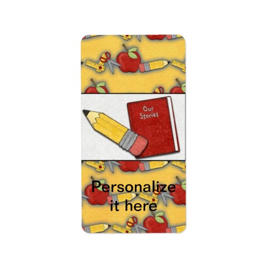 Leraar Hershey Miniatuur Snoep Wrapper Labels (Voorkant)