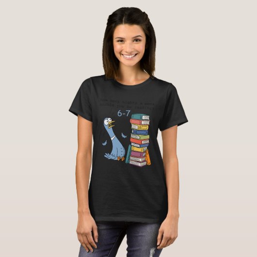 Leraar Hoeveel nachten per week moet je lezen T-shirt (Voorkant volledig)