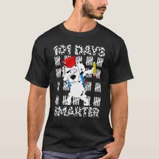 Leraar houdt van Dalmatiër 101 dagen school 100 da T-shirt