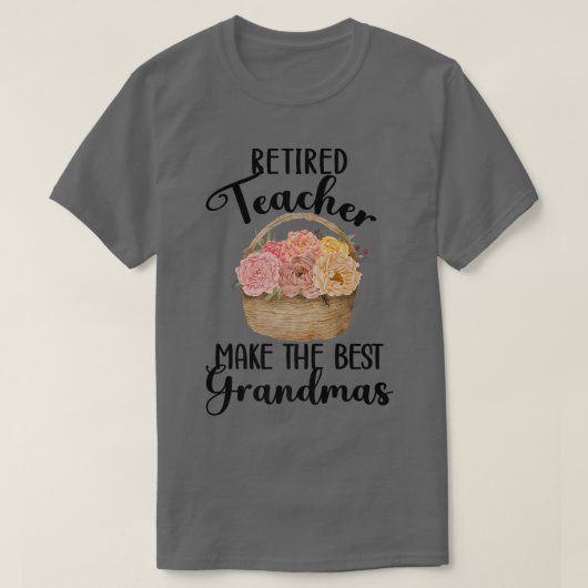 Leraar in ruste Beste oma Leraar Retirement Pr T-shirt (Design voorkant)