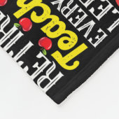 Leraar in ruste Elk kind dat achter grappigheid ac Fleece Deken (Hoek)