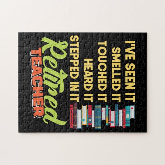 Leraar in ruste legpuzzel (Horizontaal)