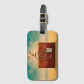 Leraar in ruste, meer tijd om te reizen bagagelabel (Voorkant (verticaal))