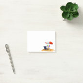 Leraar in ruste, strand Scene Post-it® Notes (Kantoor)