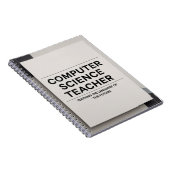 Leraar informatica notitieboek (Rechterzijde)