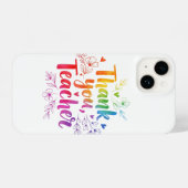 Leraar iPhone Case – Dank je, Leraar! Hoesje (Achterkant horizontaal)