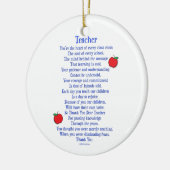 leraar keramisch ornament (Links)