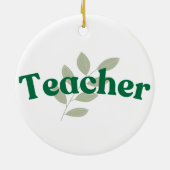 leraar keramisch ornament (Achterkant)