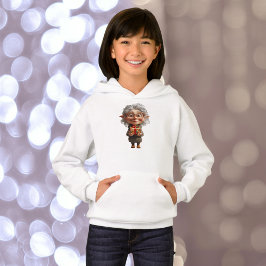Leraar Kerst Elf Meisje Hoodie
