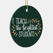 Leraar Kerstmis ik leer de beste studenten Keramisch Ornament (Rechts)