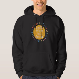 Leraar Kinderen Afgelopen dag schoolafscheid Schoo Hoodie