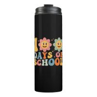 Leraar Kinderen Retro Groovy 100 Dagen School