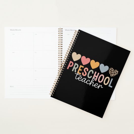 Leraar kleuterschool Terug naar school Planner (Display)