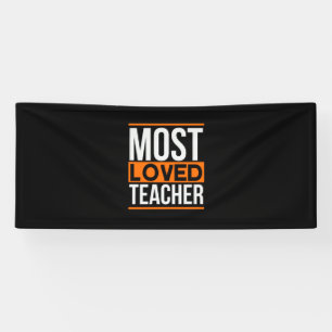 Leraar Kunst met de meeste geliefde leraar Spandoek