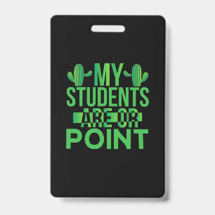 Leraar Kunst Mijn Studenten Zijn Top Badge